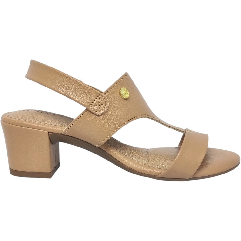 Sandália Feminina Casual Dia a Dia Passeio Trabalho Salto Médio com Elástico Calce Fácil Beira Rio 8246.1211