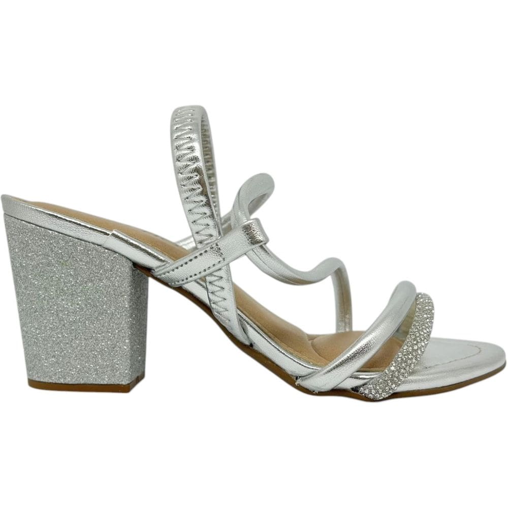 Sandália Feminino Casual Social Dia a Dia Passeio Trabalho com Strass Salto Grosso Conforto Beira Rio 8280.786