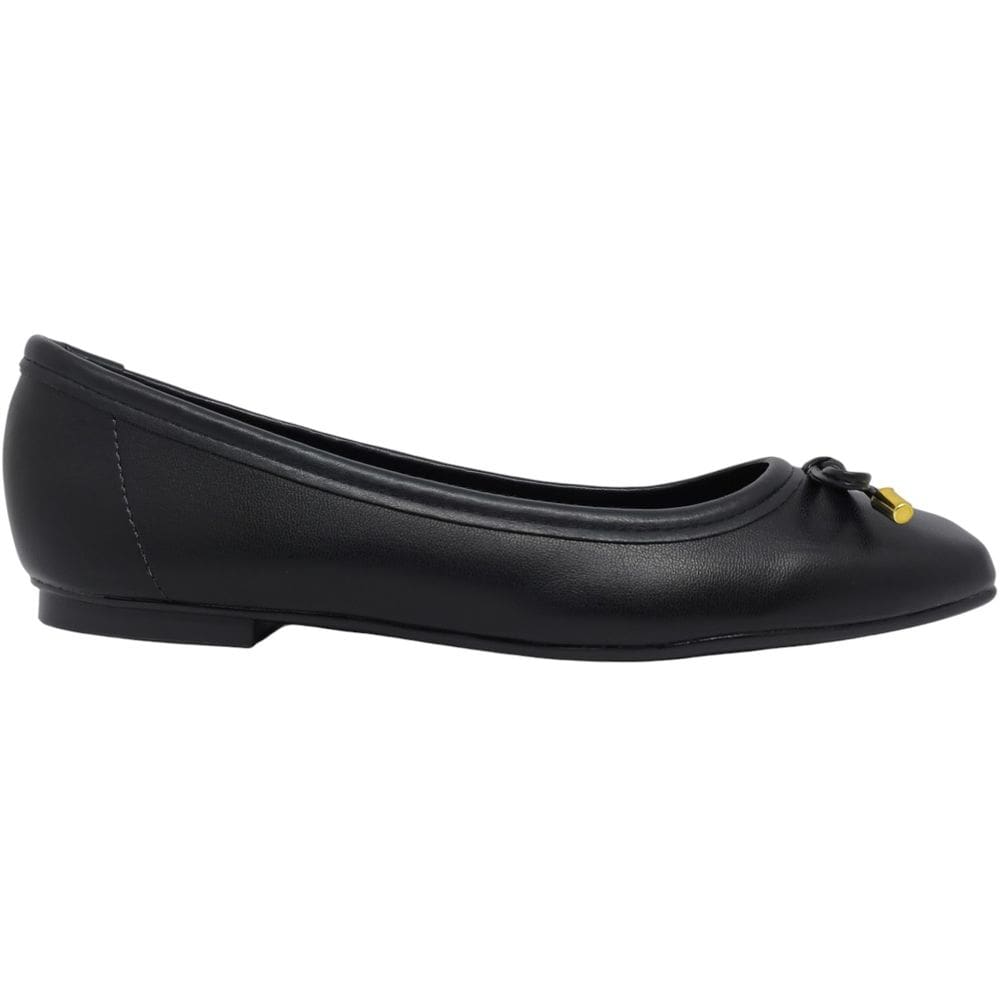 Sapatilha Feminina Casual Dia a Dia Passeio Trabalho Bico Quadrado Detalhe em Laço Moleca 5829.100