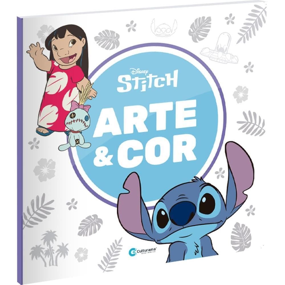 Livro Infantil Colorir Arte E Cor Stitch 27x27cm 36pág.