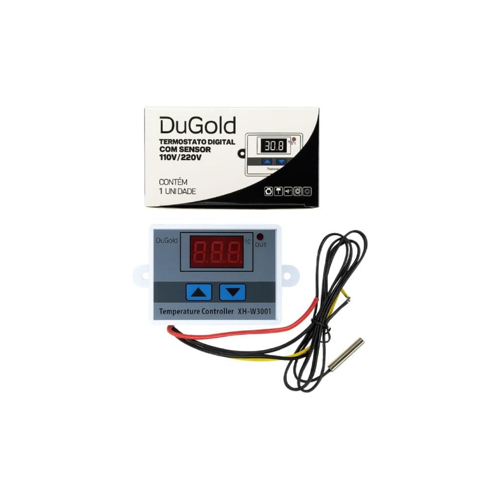 Controlador de Temperatura Termostato Dugold DG2CONTDIGP - Bivolt
