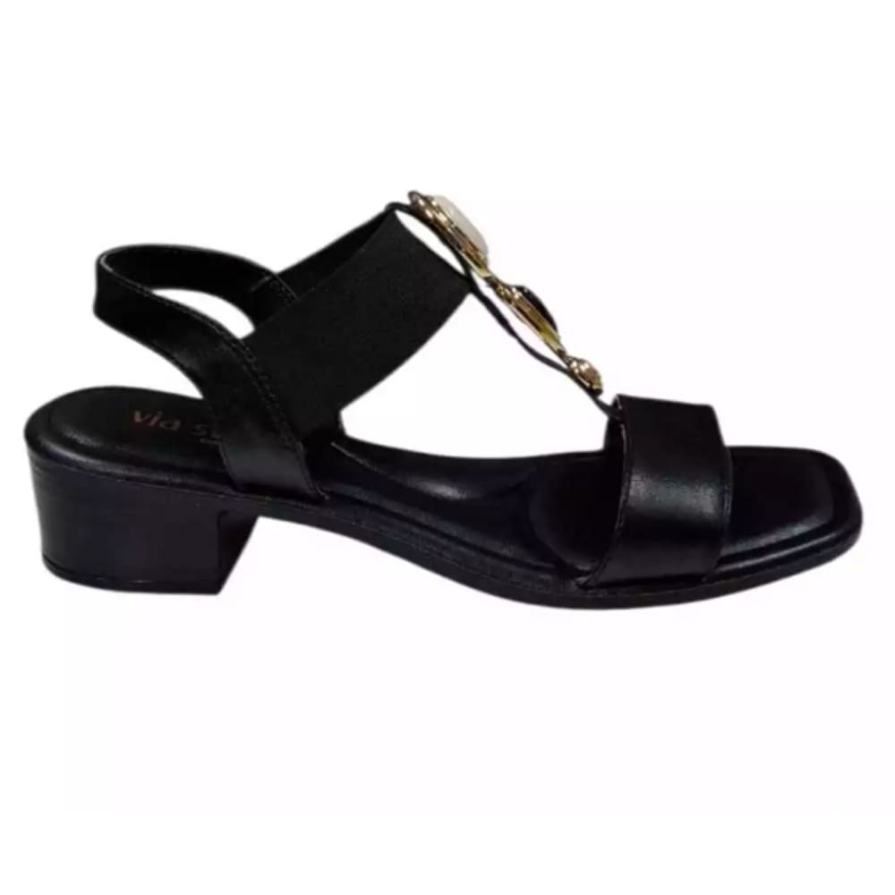 Sandália Feminina De Salto Bloco Via Scarpa 1681.18668