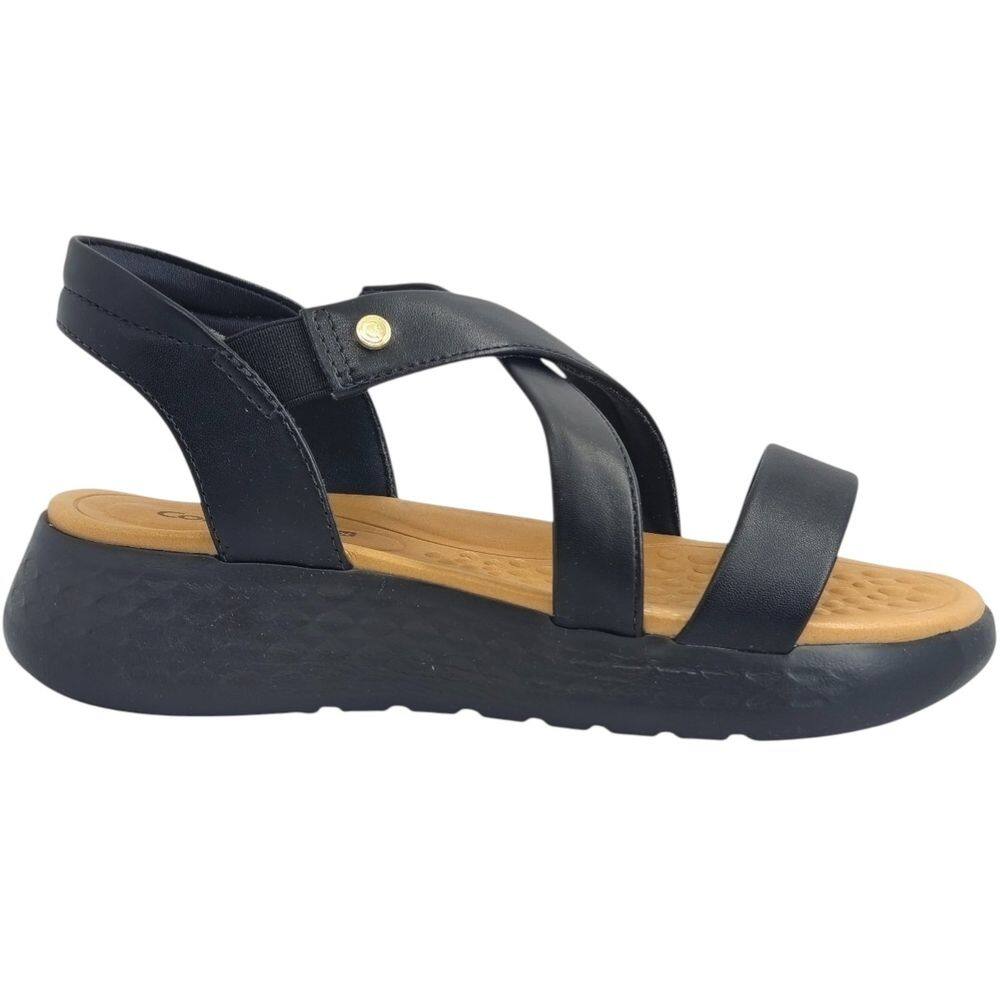 Sandália Feminina Casual Dia a Dia Passeio Anatômica com Elástico Calce Fácil Ultra Conforto Comfortflex 2547402