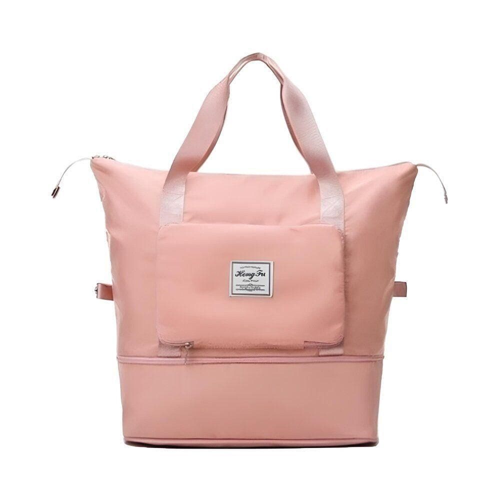Mochila De Viagem Dobrável Impermeável Rosa - Praticidade E Estilo Para Suas Aventuras
