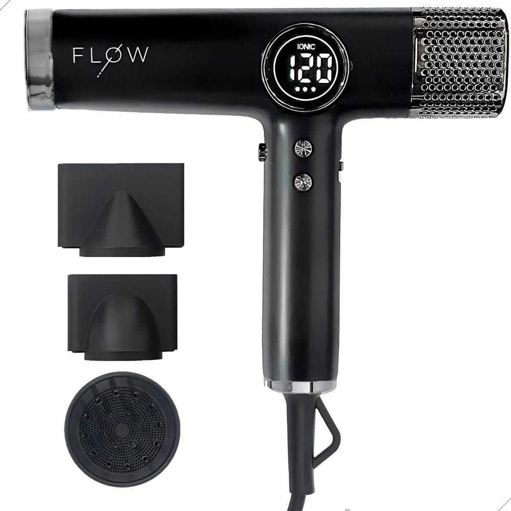 Secador de Cabelo Profissional Lizz Flow com 03 Velocidades e 1600W 120.000RPM