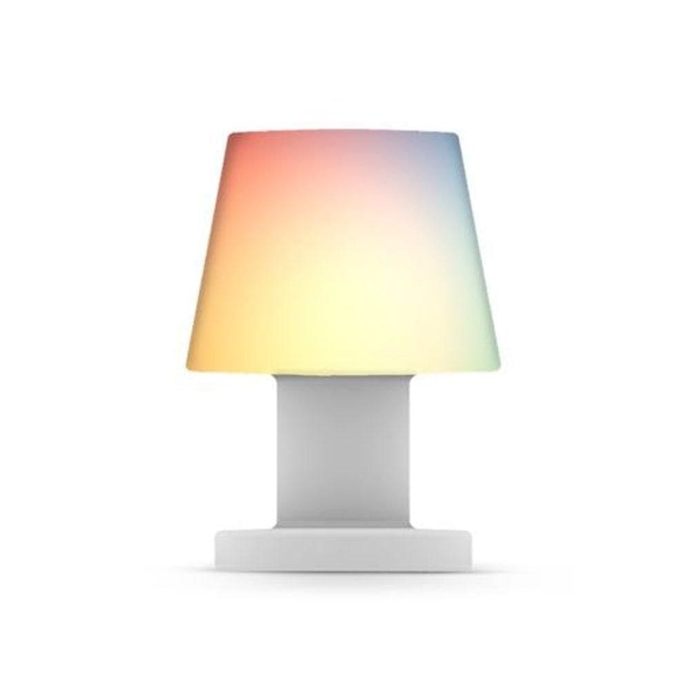 Abajur De Mesa Compacto Com Efeito Degradê - Estilo E Sofisticação Para Seu Espaço