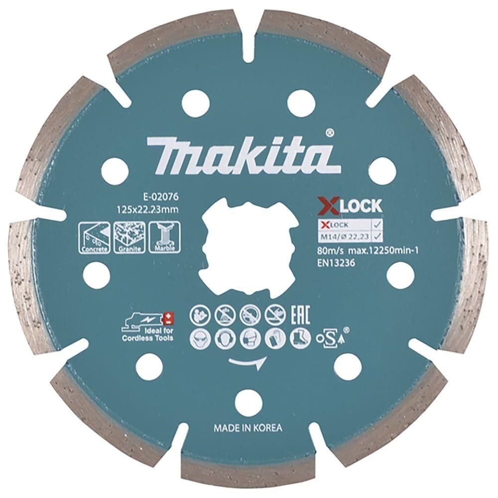 Disco Diamantado 125mm Com Encaixe X-lock - E-02076 - Makita