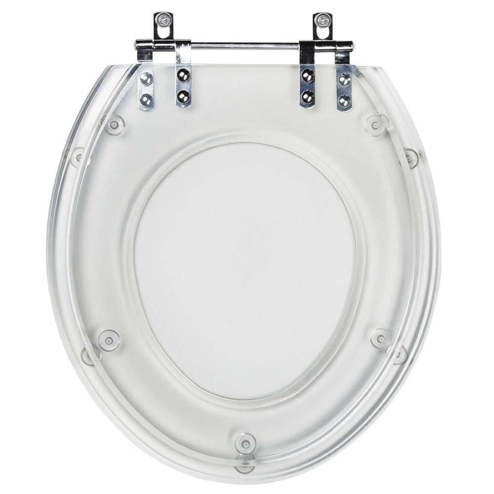 Tampa de Vaso Acrilico Transparente Azalea para bacia Celite 6lpf