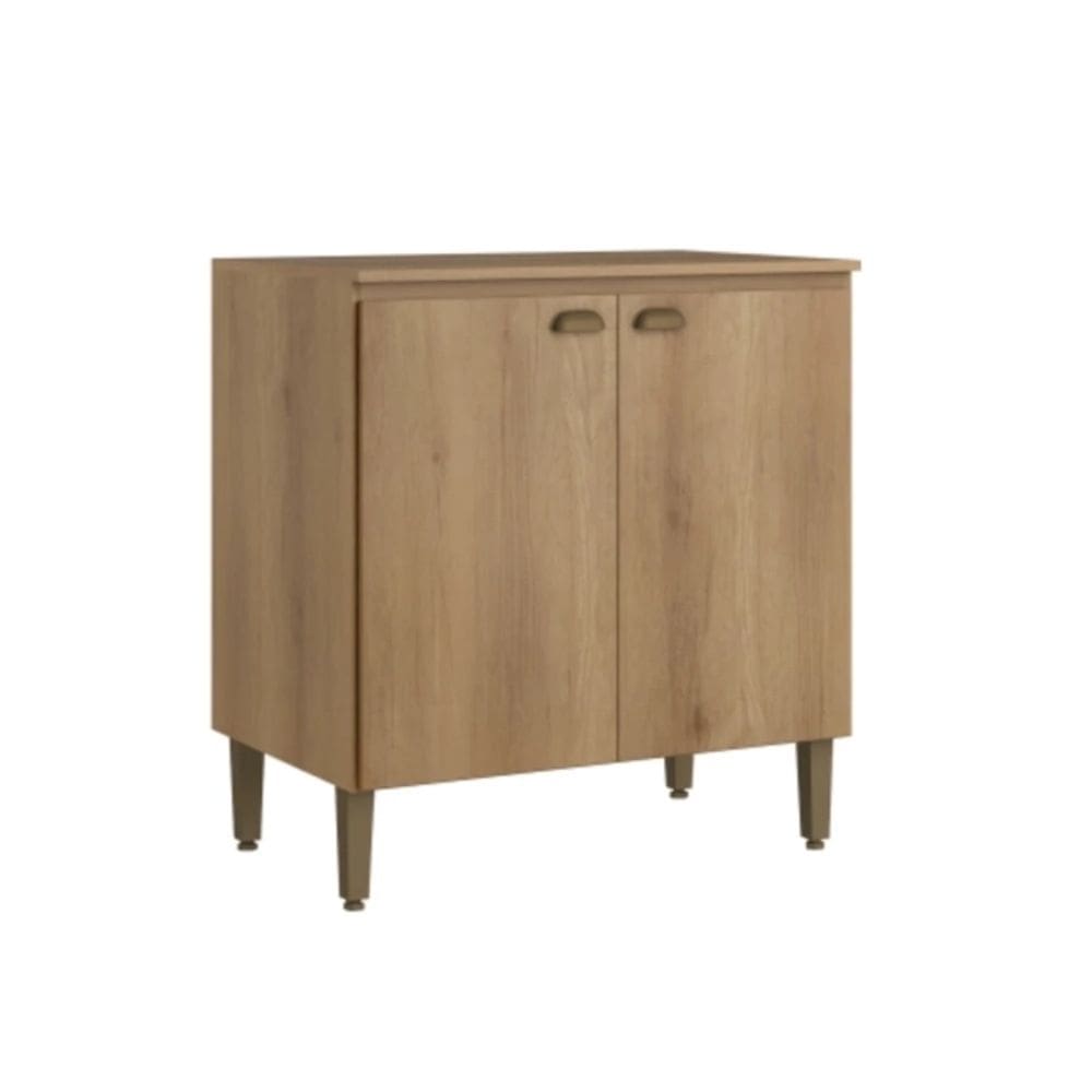 Balcão 80CM THB 2 Portas Moderna CM133 Capuccino
