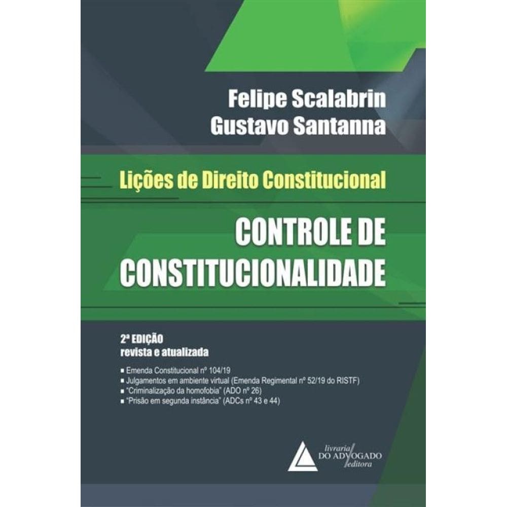 Lições De Direito Constitucional - Controle De Constitucionalidade