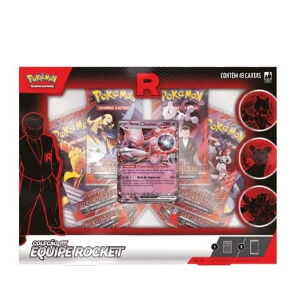 Pokemon Box - Colecao Ex Equipe Rocket - MewTwo0,26