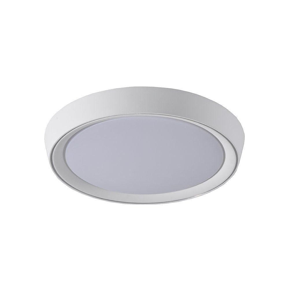 Plafon Skylight Ox 4077r4 40 Led Bivolt Branco / Transparente