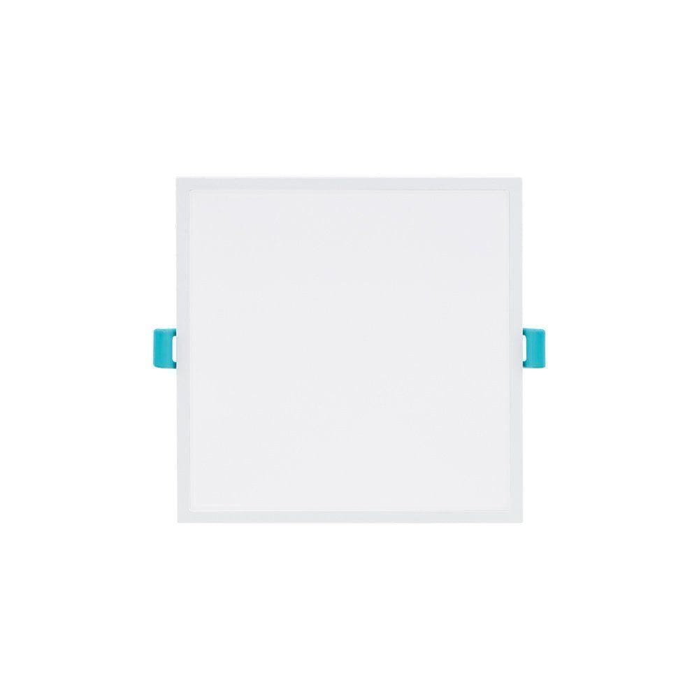 Painel De Led Embutir Stella Edge Quadrado 17x17cm 8w Branco - 3000k - Luz Amarela