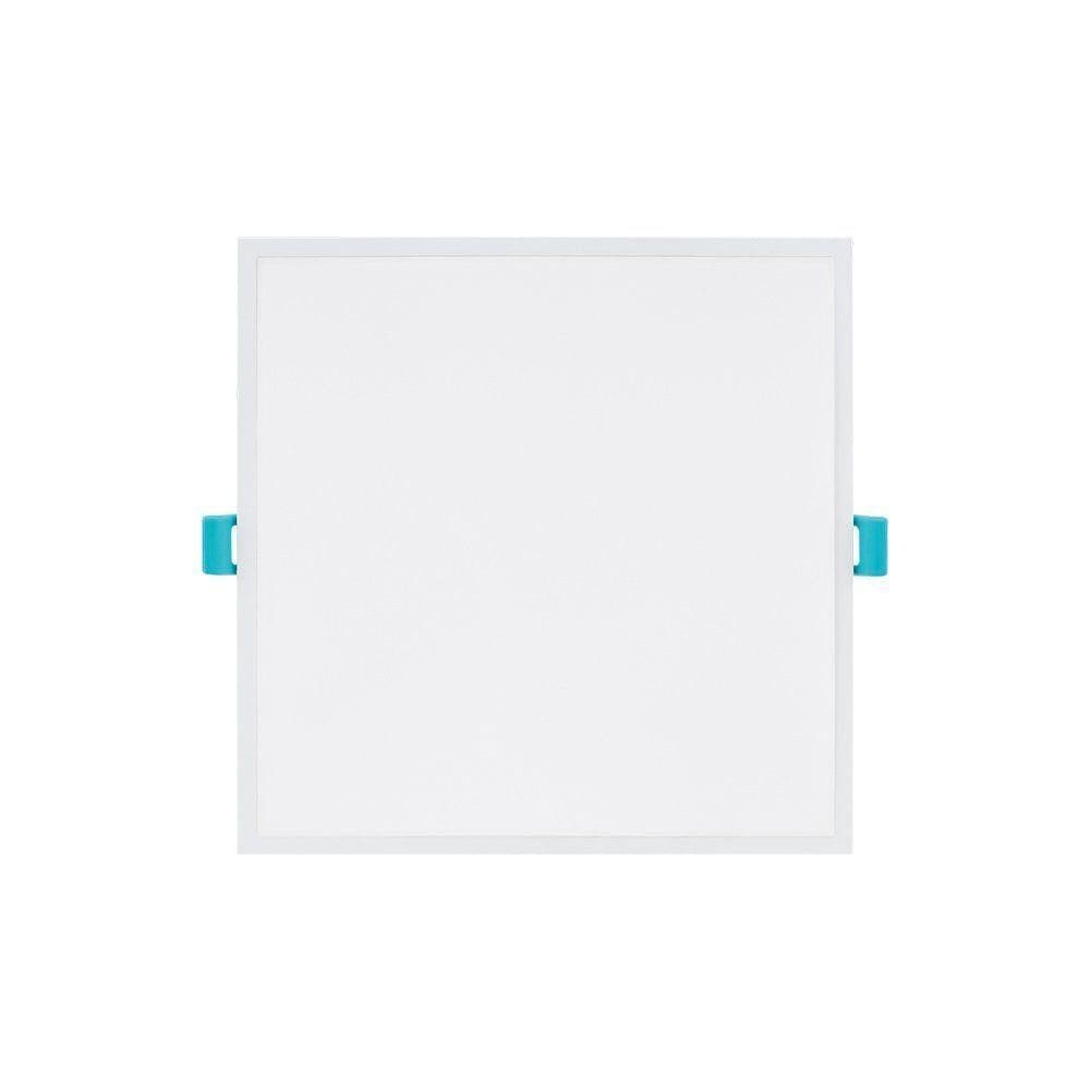 Painel De Led Embutir Stella Edge Quadrado 20x20cm 14w Branco - 4000k - Luz Neutra