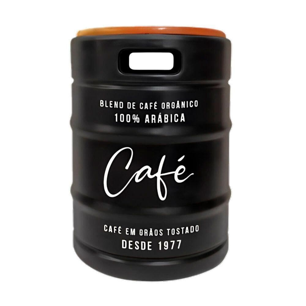 Banco Conversível Barril De Café - Móvel Estiloso Para Decoração Externa