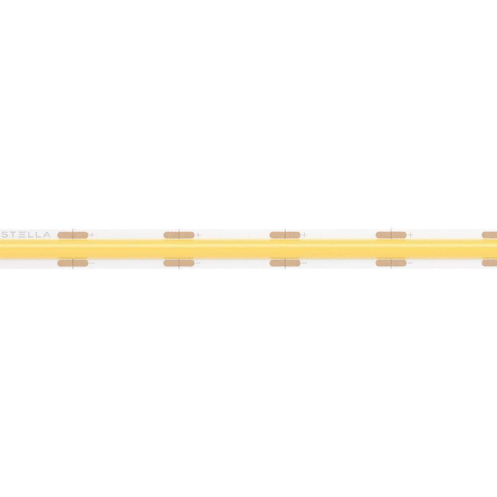 Fita De Led Stella Cob All Light Evo Com 5 Metros Alto Irc 90 15w 12v 3000k - Luz Amarela