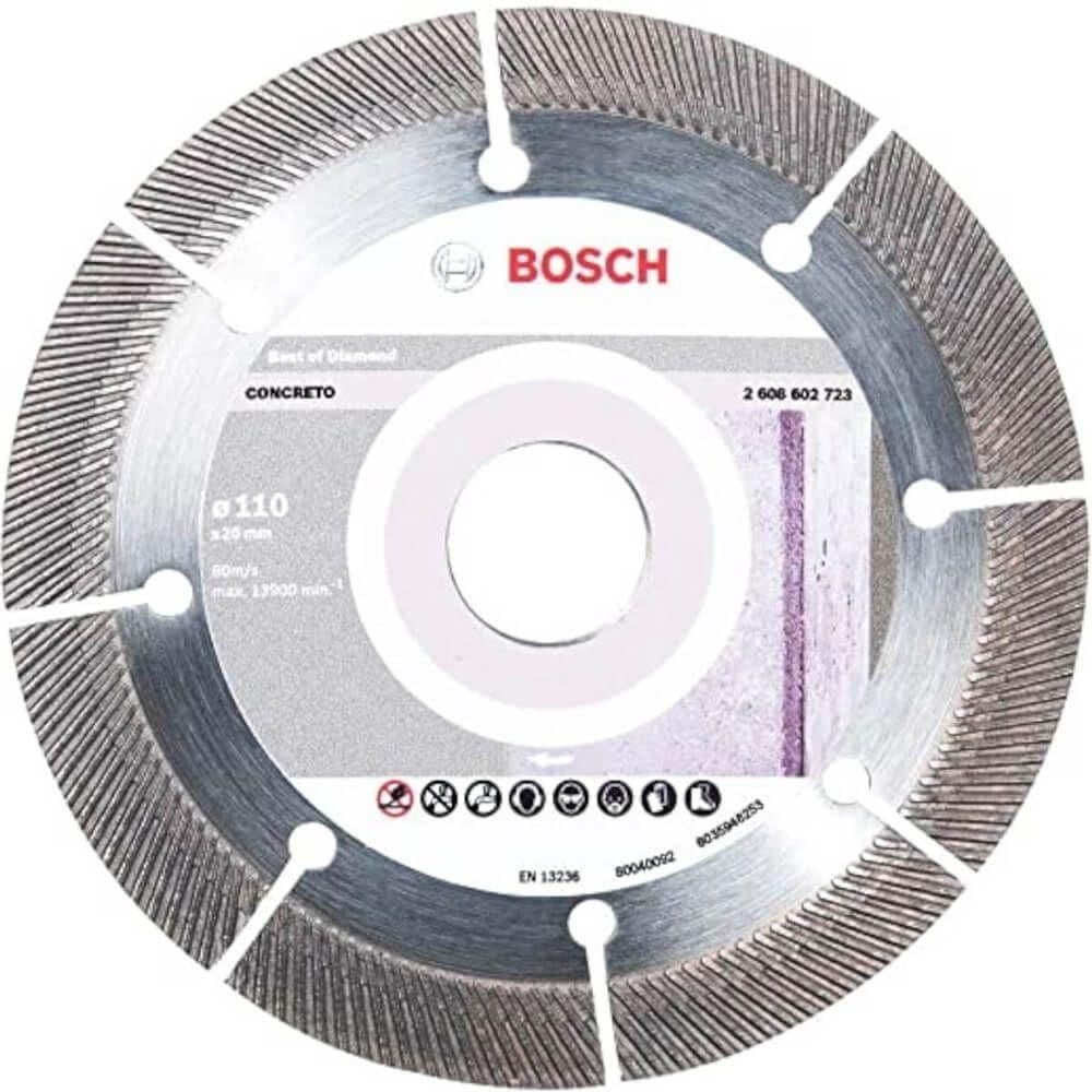 Disco Diamantado Bpp Para Concreto Turbo Segmentado 110x20mm - 2608602723 - Bosch