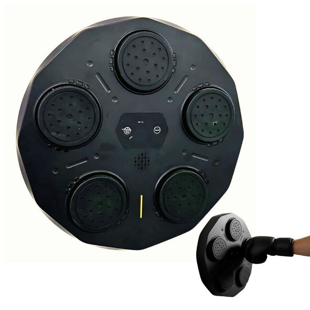 Máquina de Boxe Musical Punch Boxing Urbantek Inteligente Para Exercícios e Lazer