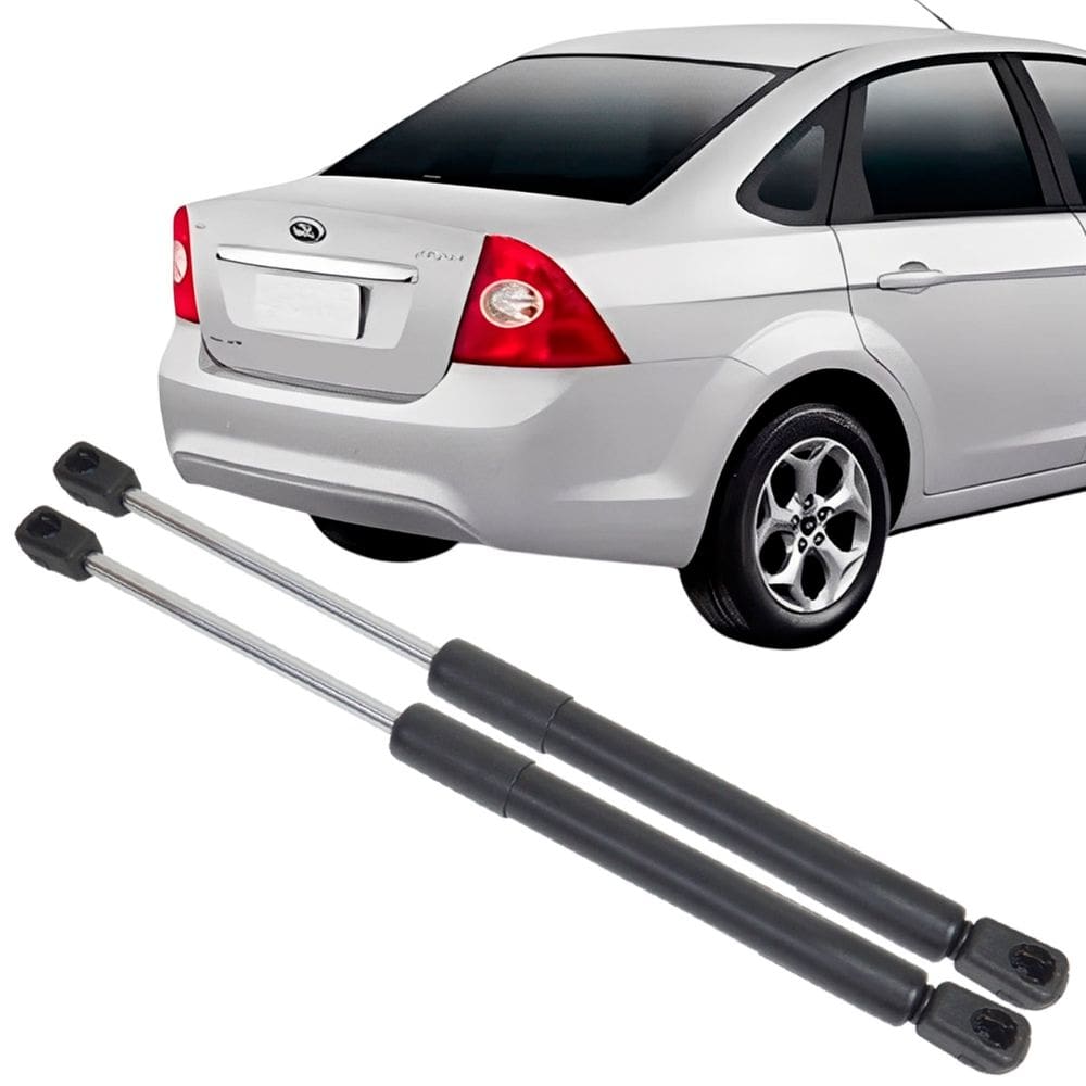 Par Amortecedor Tampa Traseira Porta Malas Focus Sedan 2009 à 2013 Mola Gás