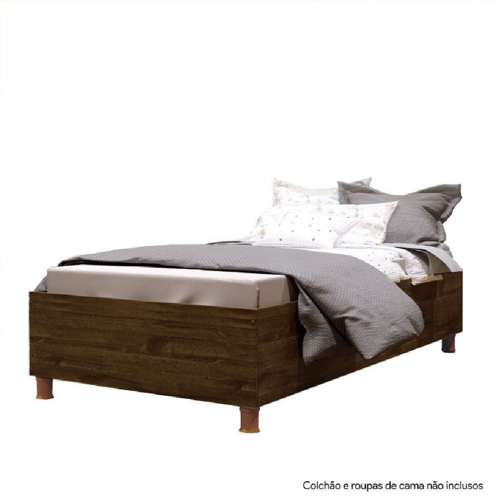 Cama Solteiro Siena Kaiki Móveis