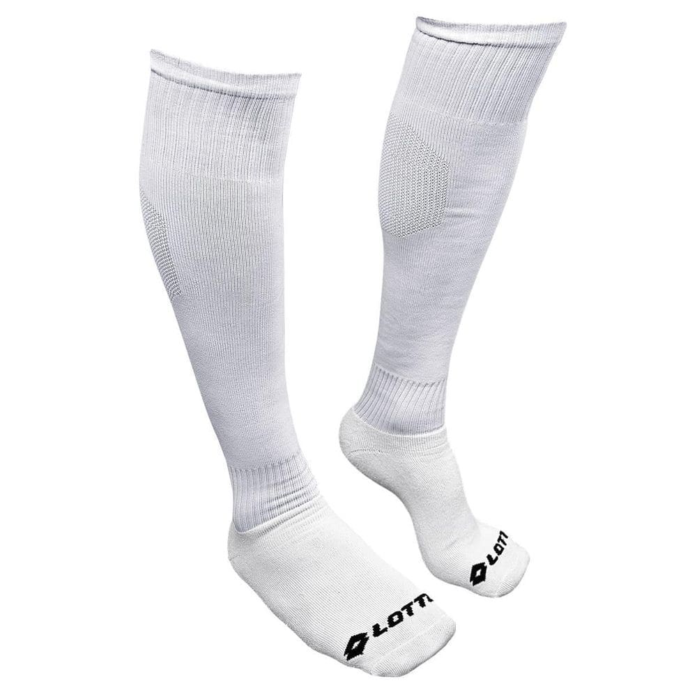 Meião Lotto Futebol Branco Infantil Tamanho 30-33