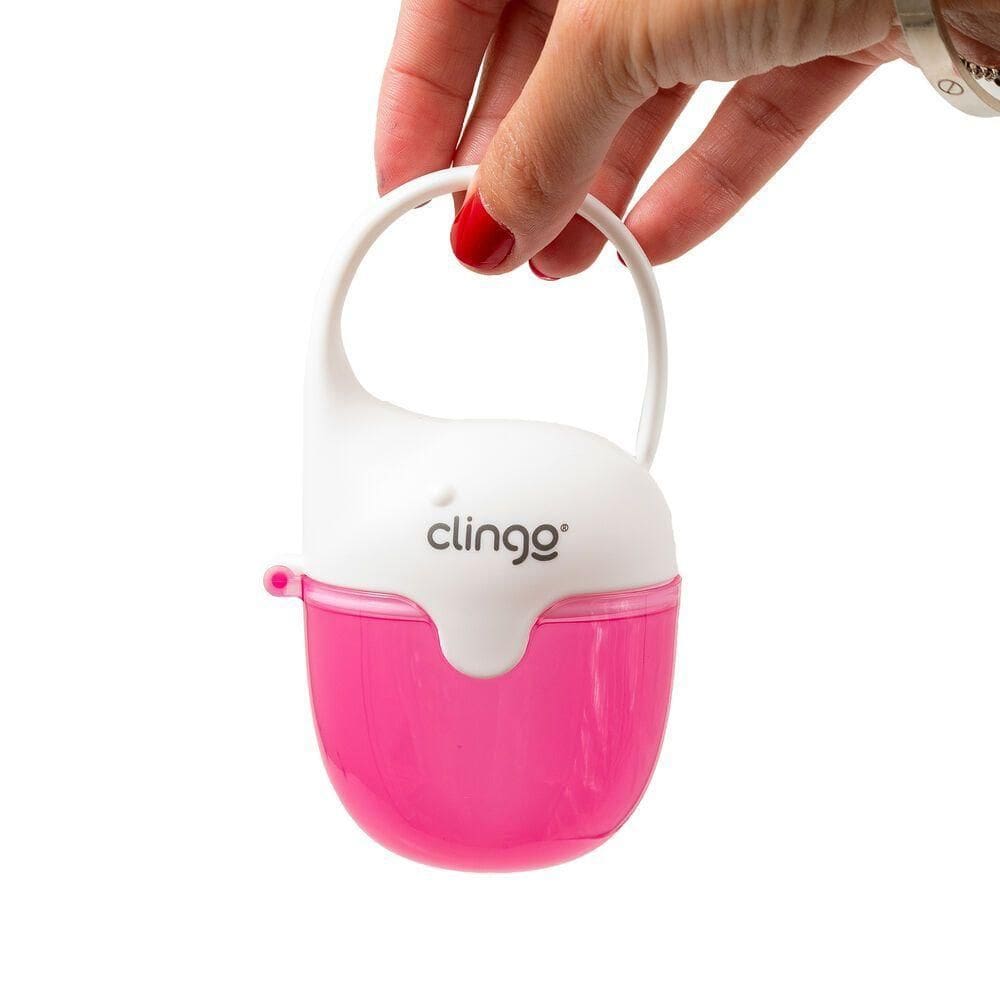 Porta Chupetas Baleia Rosa - Prático E Elegante Para Pais Modernos