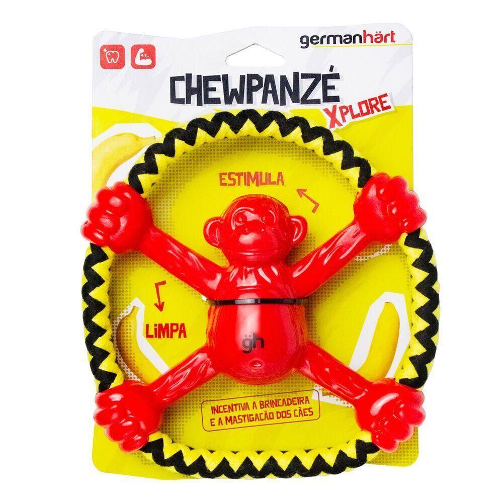 Brinquedo Divertido Chewpanze: Macaco De Borracha Para Saúde Dental E Interação Canina