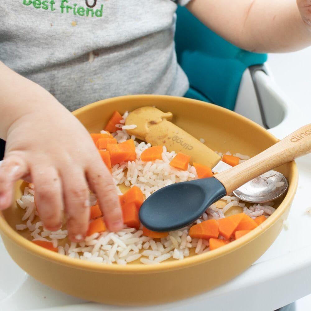 Prato De Silicone Flexível Leão Marin - Diversão E Segurança Nas Refeições!