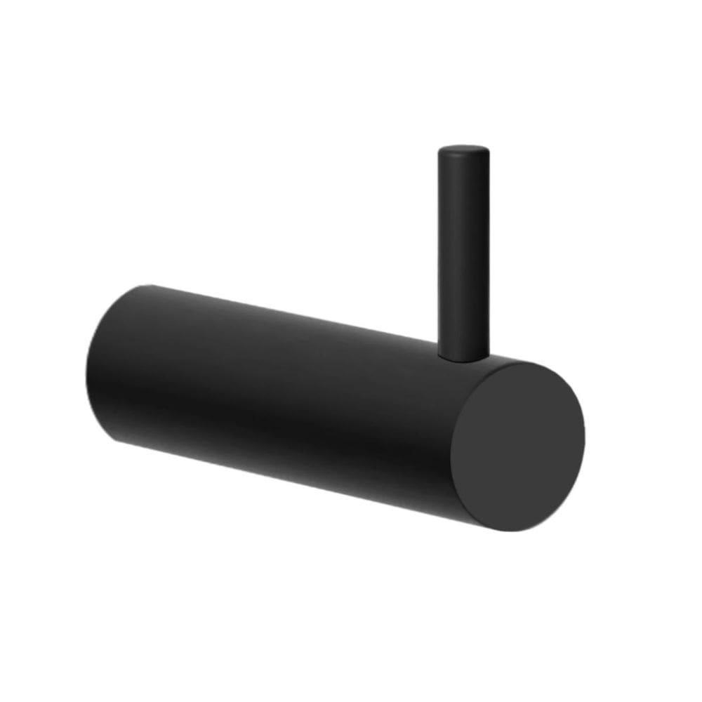 Cabide Para Banheiro Preto Fosco Orion Grego Metal