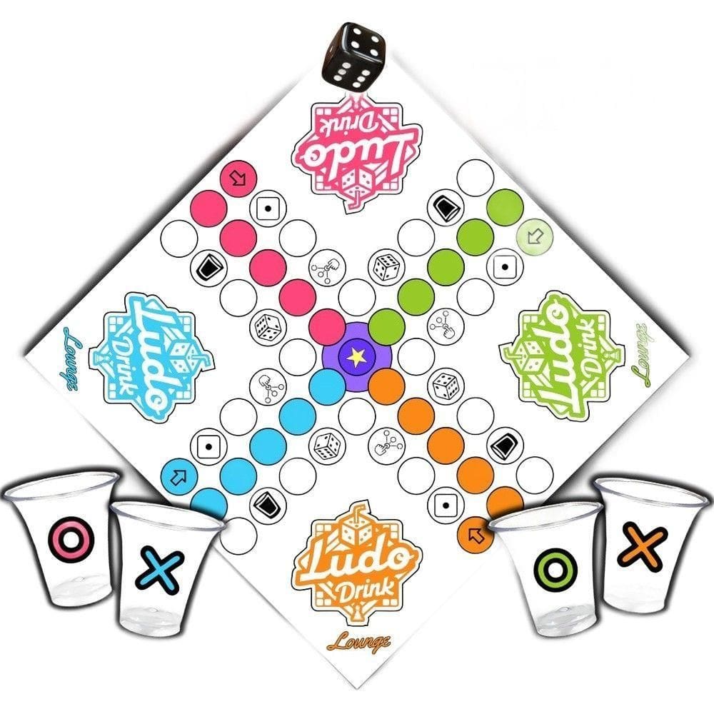 Ludo Drinks: O Jogo De Bebidas Que Vai Agitar Suas Festas E Reuniões!