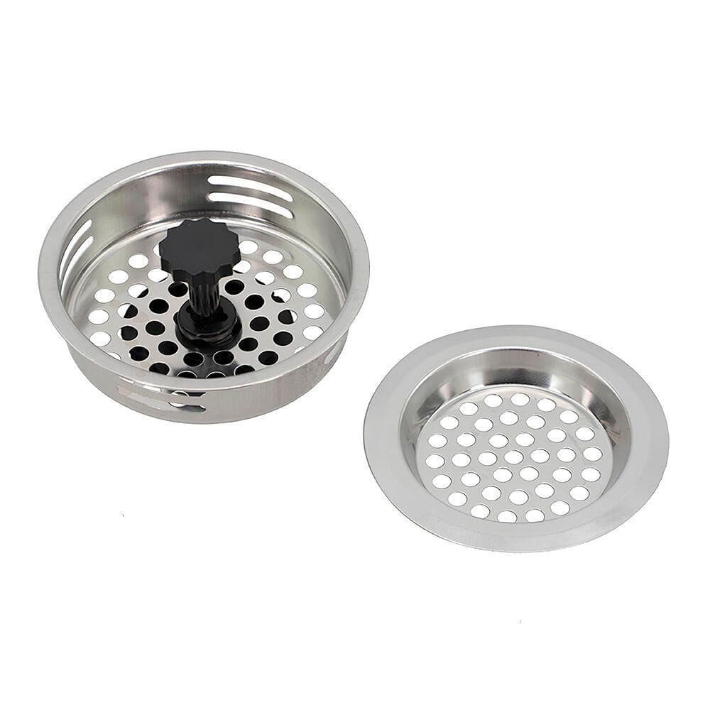 Ralos De Pia Inox Com Válvula - Conjunto Prático E Sofisticado Para Sua Cozinha