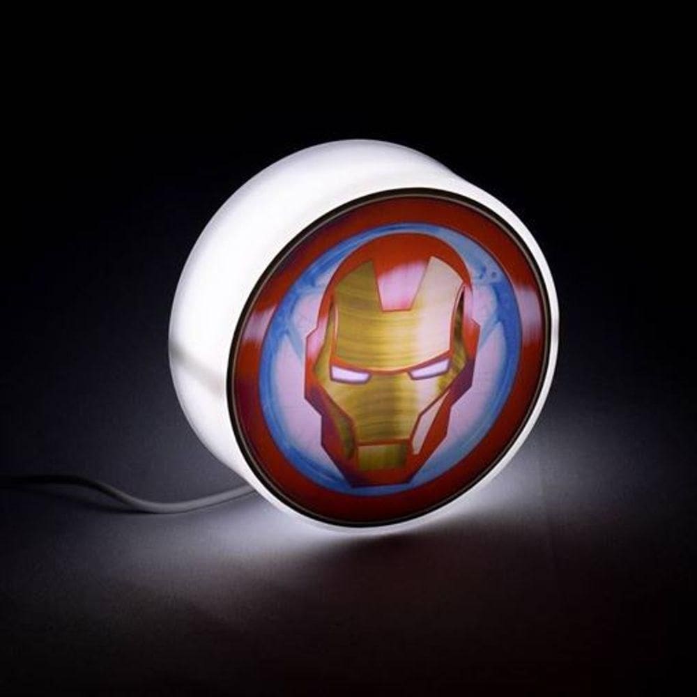Luminária Led Iron Man - Ilumine Seu Espaço Com Estilo E Conexão Usb!