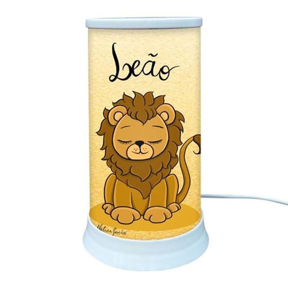 Luminária De Mesa Estilo Leão - Ilumine Com Astrologia E Sofisticação