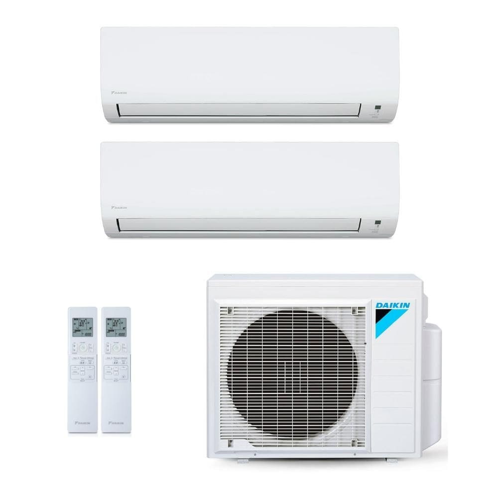Ar-Condicionado Multi Split Inverter Daikin 18.000 BTUs (1x Evap HW 9.000 + 1x Evap HW 18.000) Quente/Frio 220V