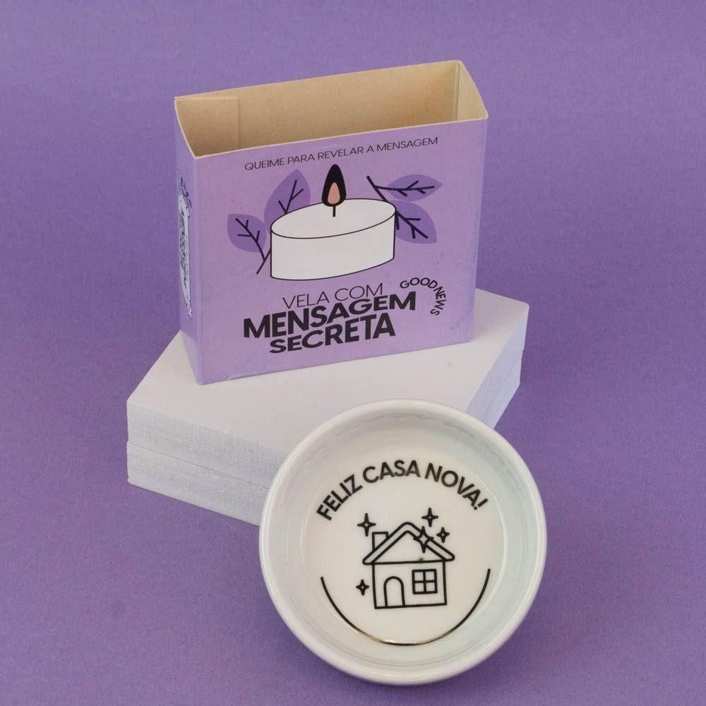 Vela Aromática De Baunilha Com Mensagem Secreta: Sinta O Toque Do Carinho E Da Inspiração