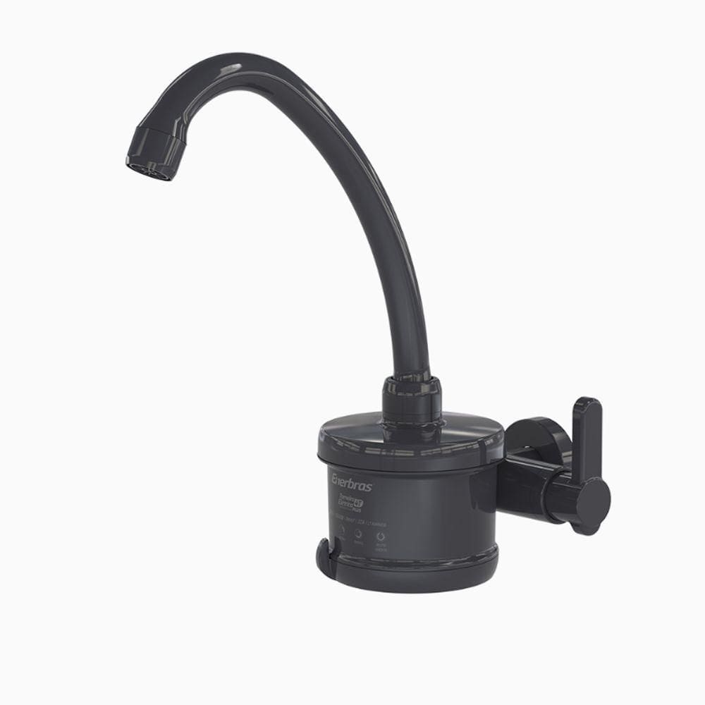Torneira Elétrica De Parede Plus 4t 5500w 220v Preto Enerbras