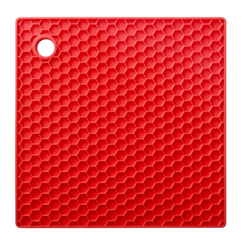 Descanso de Panela Cazza em Silicone Quadrado 17x17cm - Item Variado