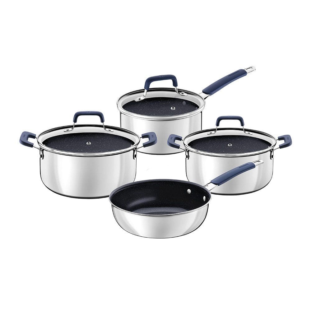 Jogo de Panelas Tramontina Romagna28799030 Inox / Azul