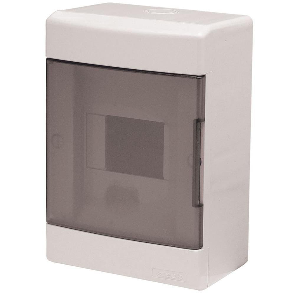Caixa De Passagem 1x5 Porta Transparente - Scv5pt - Steck Cx.passag 1x5 Port Tran Steck Scv5.pt