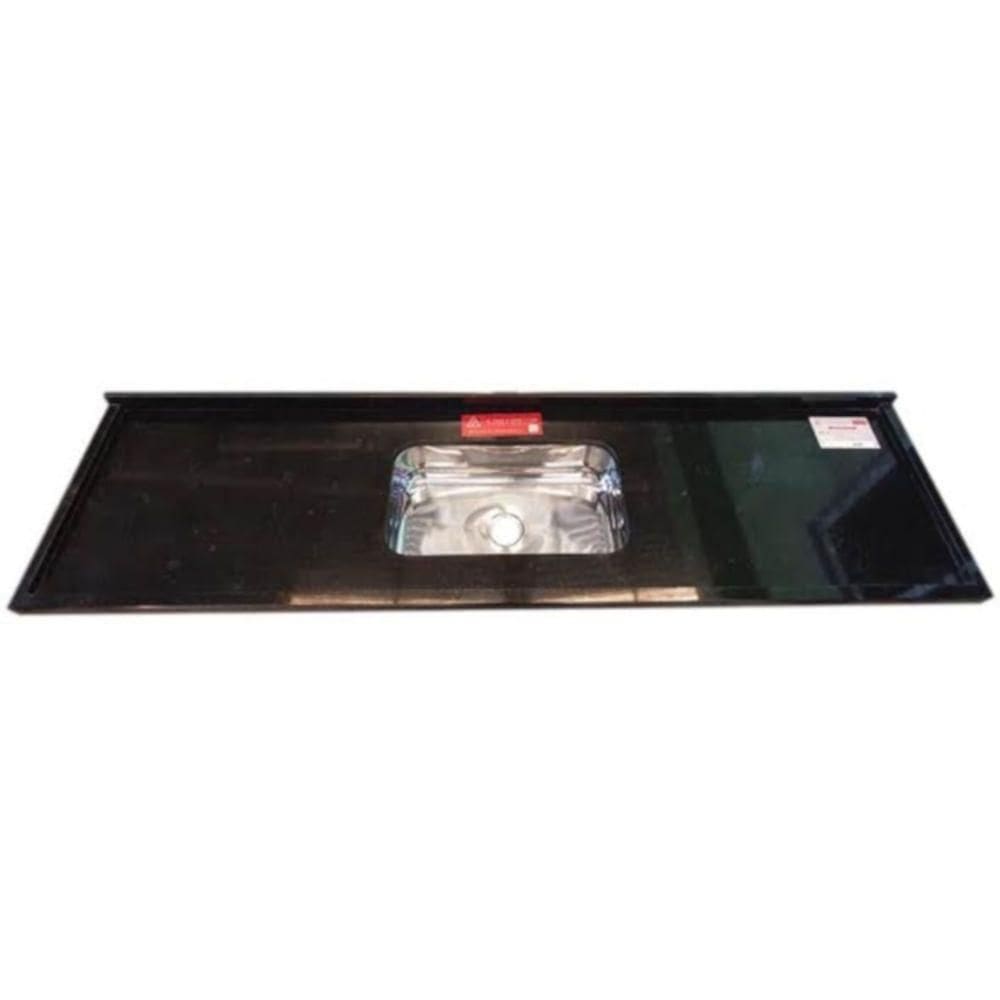 Pia De Granito Plus Preto São Gabriel 1,50 Metro - La Pia Plus Granito 1,50m Preto Sao Gabriel