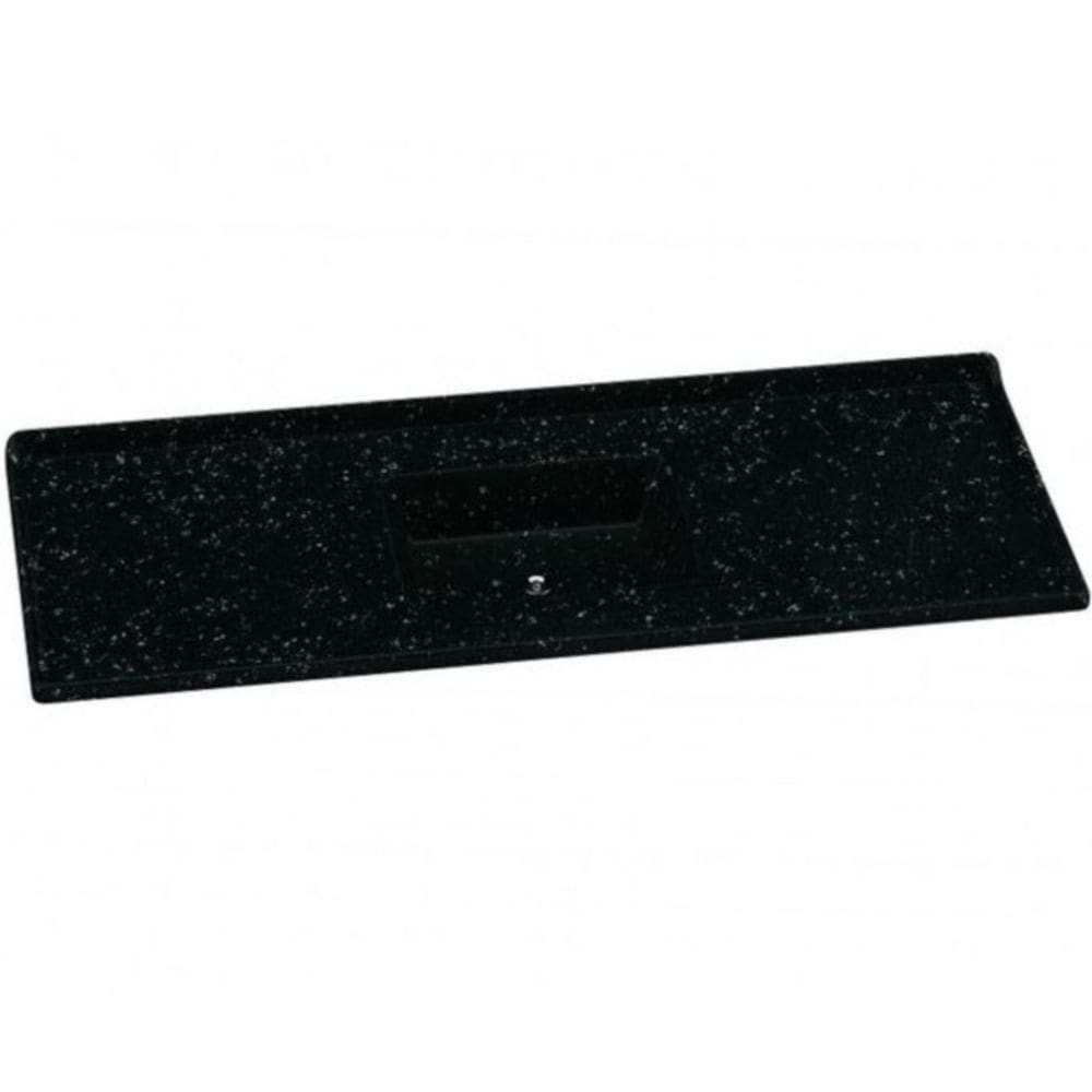 Pia Sintética Standart Granitada Com 150x55cm Preta - 504508 - A.j.rorato