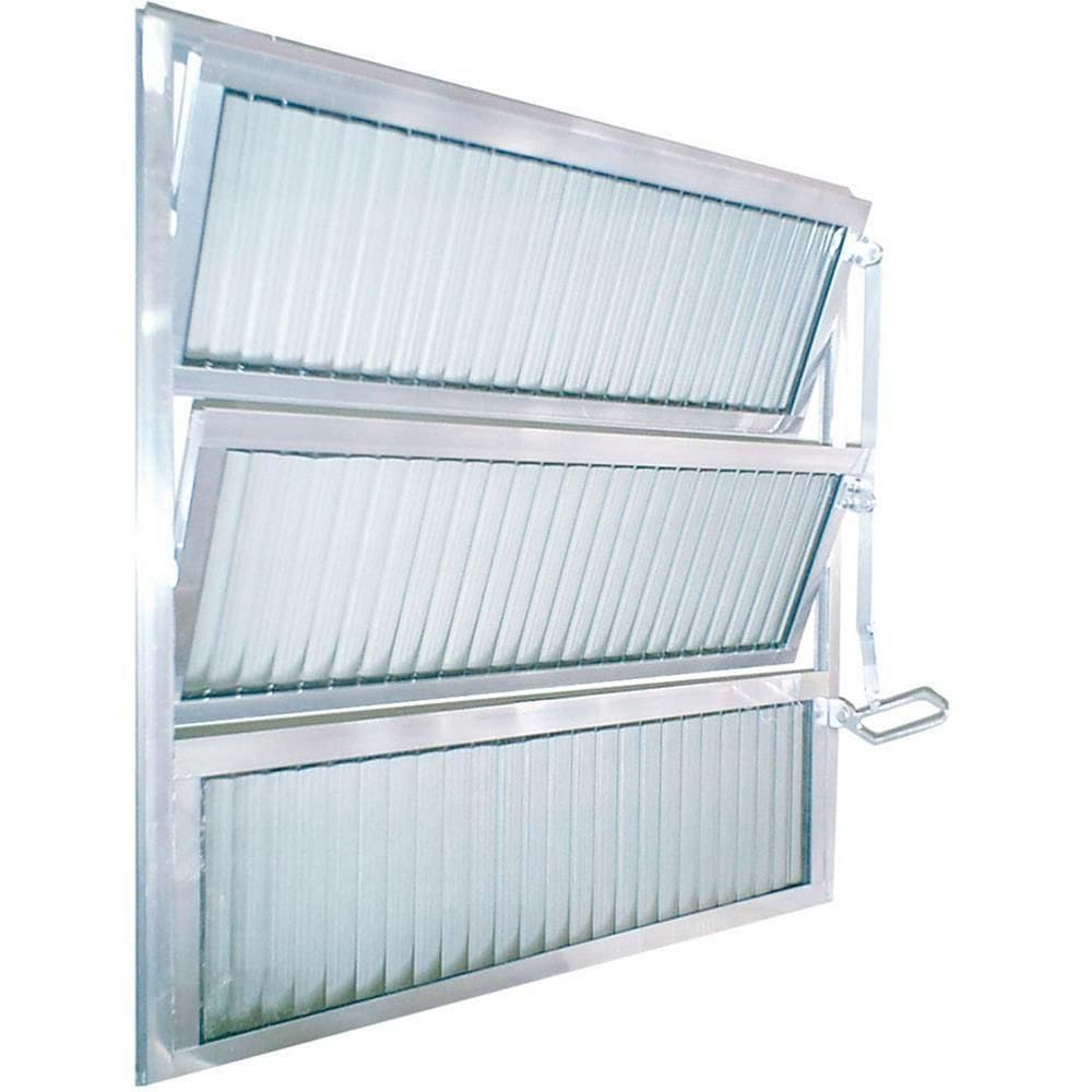 Vitrô Basculante 60x60cm Vidro Canelado - Vb1 - Janellot Vitro Basculante 060x060 Janellot 0088