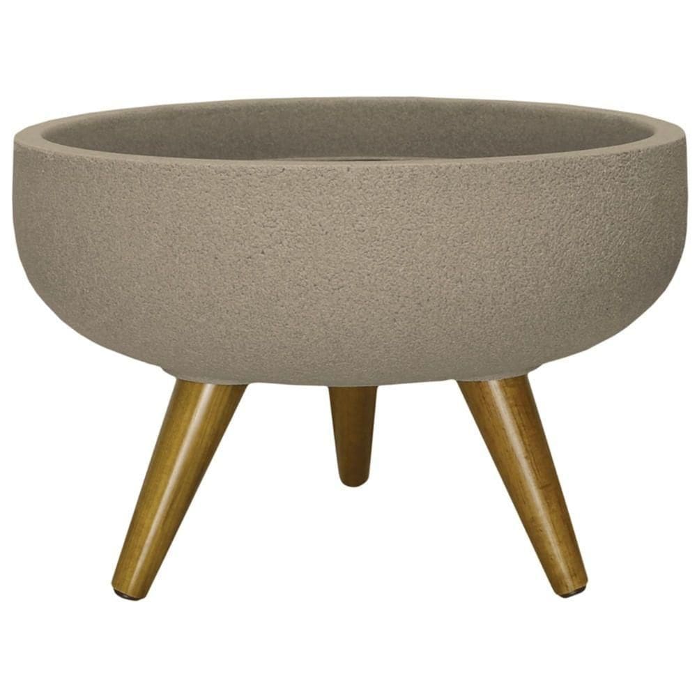 Vaso Redondo Decore Com 45cm Mármore - Jvrdr45 - Japi Vaso Redondo Decore 45 Mármore - Jvrdr45 - Japi