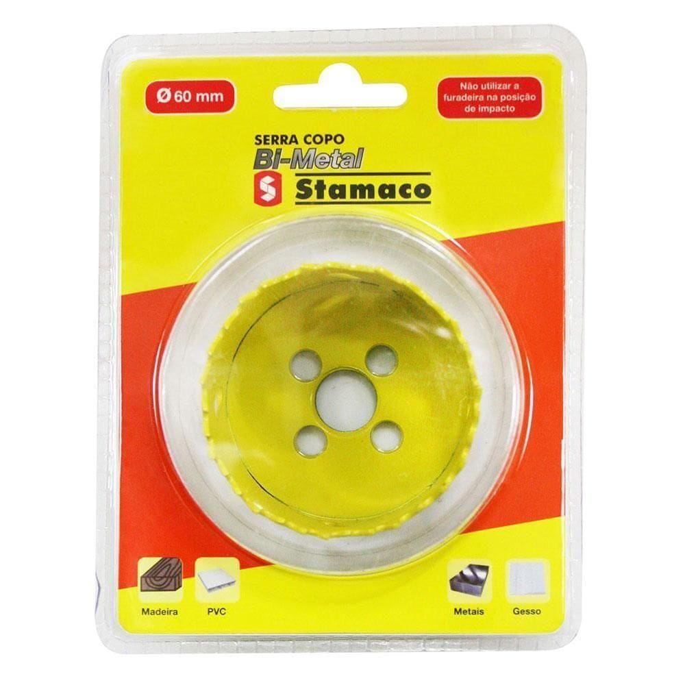 Serra Copo Bi Metal 60mm - 1423 - Stamaco Serra Copo Bi-metal 60mm Stamaco 142.3