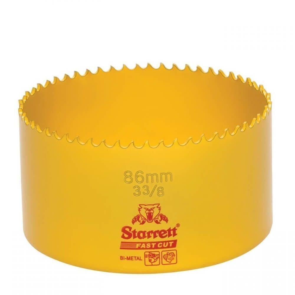 Serra Copo Bi Metal 3.3-8”” 86mm - Fch0338-g - Starrett Serra Copo Bimetal 3.3-8in 86mm Starrett