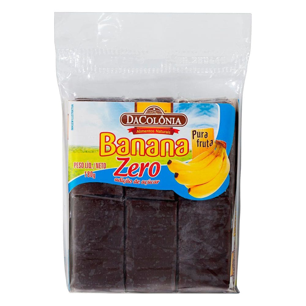 Banana DaColônia Zero Açúcar 180g