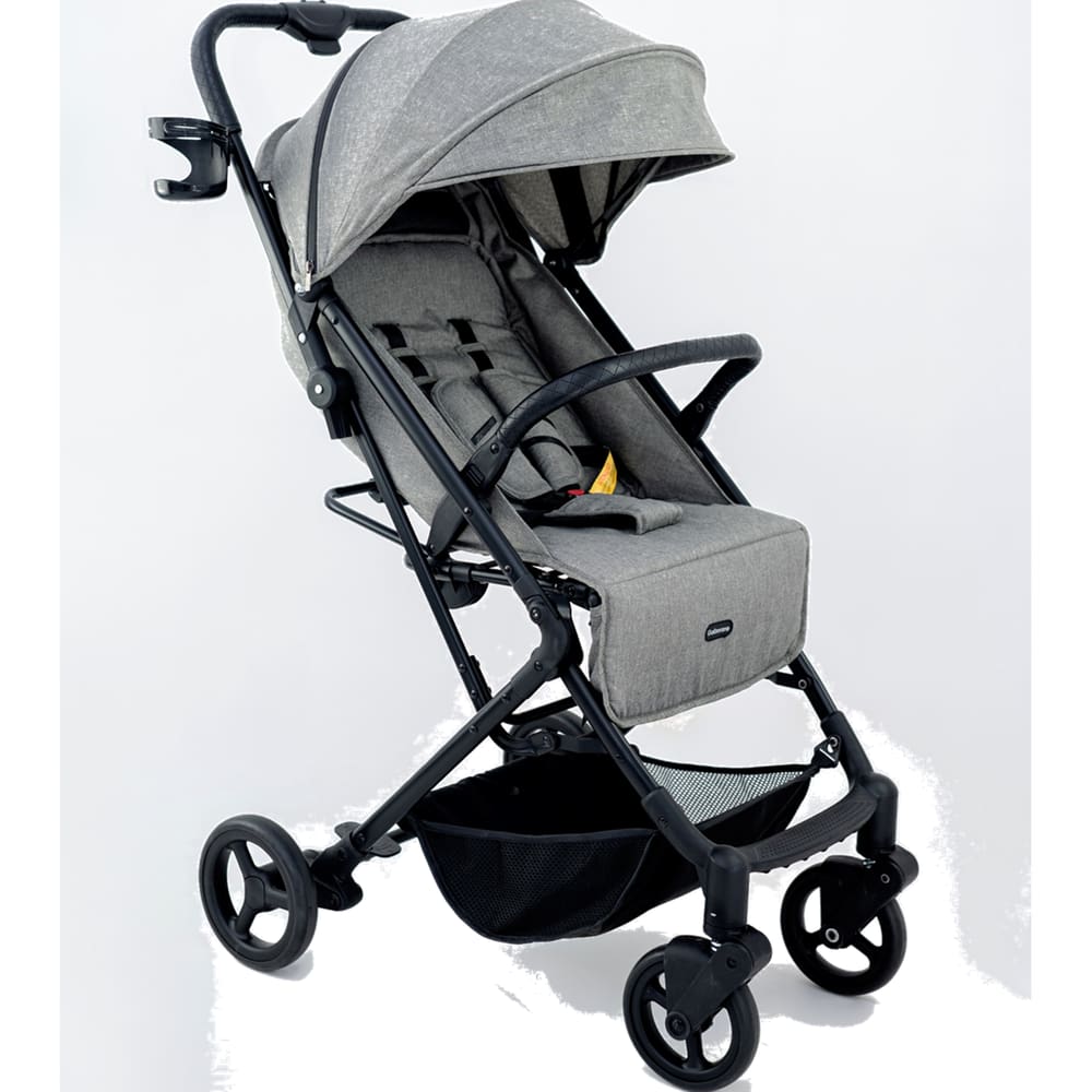 Carrinho de Bebe Berço Passeio Galzerano Kira Cinza