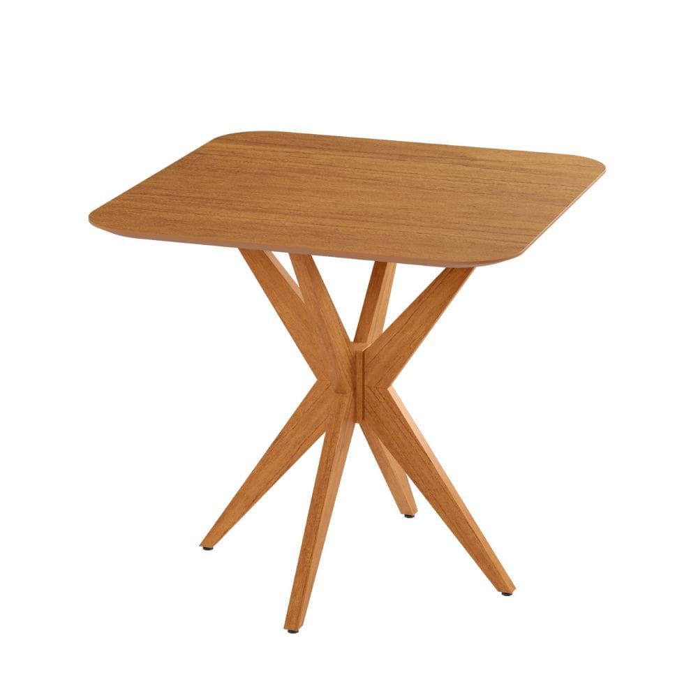 Mesa de Jantar Simpatia Tampo Retangular 90x90cm MDF JCM