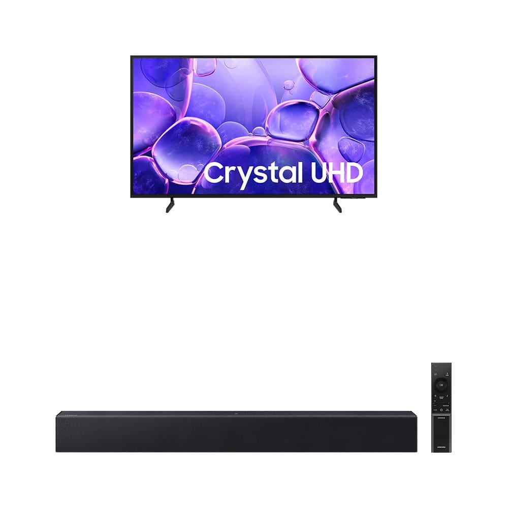 Combo Samsung Smart TV 55” Crystal UHD 4K U8600F + Soundbar HW-B400F