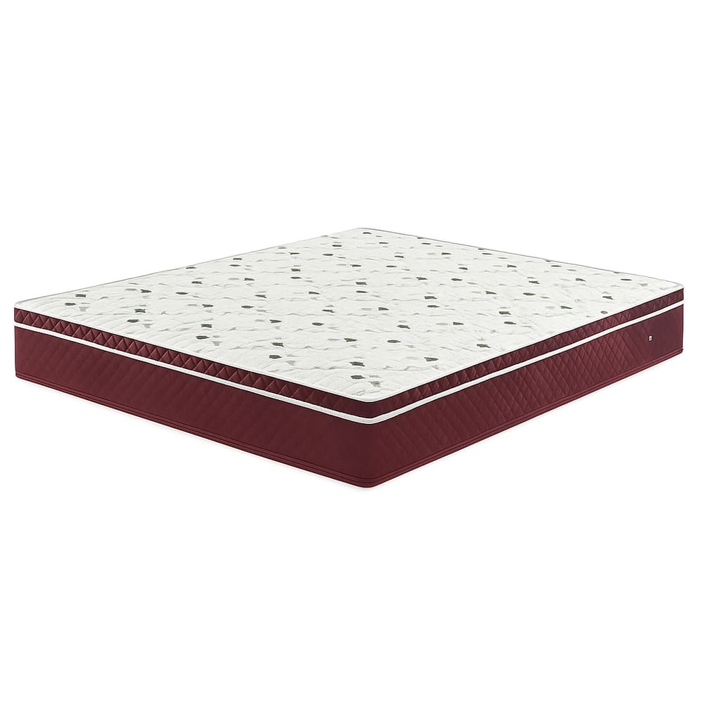 Colchão Molas Bonnel 128x188x20 - Lateral Vinho PREMIUM